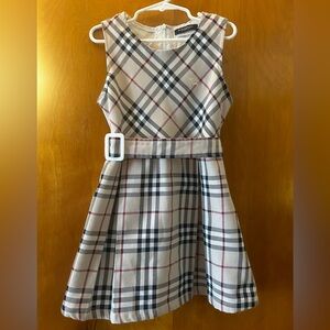 BURBERRY Kid’s Plaid Dress EUC